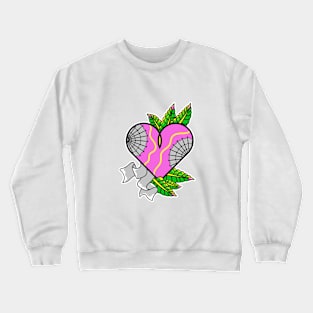 pink heart Crewneck Sweatshirt